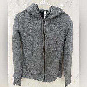 Lululemon Gray Zip-Up Hoodie